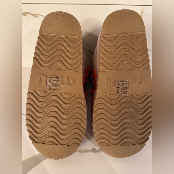 Free People MOU Eskimo Overstitching Shearling Boot Fur Lined Camel 37/6 NEW - Picture 7 of 9